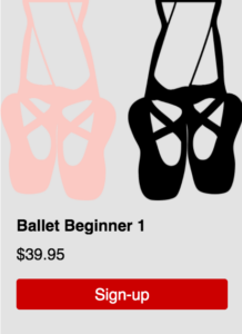 Ballet beginner class